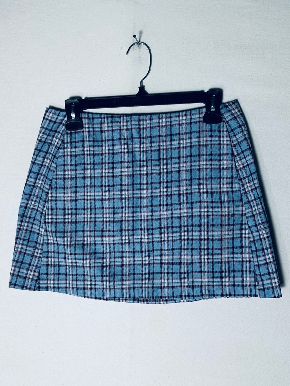 Urban Outfitters Blue Plaid Mini Skirt M Clueless Y2K Academic Schoolgirl